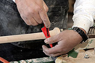 木製バットの打ち味を長く保つための「木製バットのお手入れ」イメージ